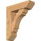 Ekena Millwork Olympic Slat Smooth Bracket w/ Offset Brace, Western Red Cedar, 7 1/2"W x 26"D x 30"H BKT0806X26X30OLY06SWR - alternate 1